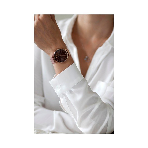 Ceas damă Frederic Graff Rose Monte Rosa Rose Gold Mesh, curea metalică, roz-auriu-image-1