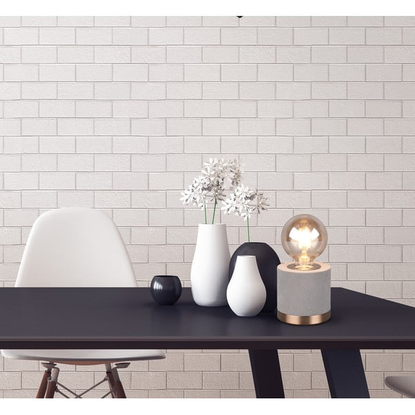 Veioză gri din catifea (înălțime 11 cm) Judy – Trio-image-1