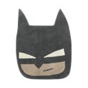 Covor pentru copii negru lavabil/țesut manual din lână 90x120 cm BatBoy – Lorena Canals