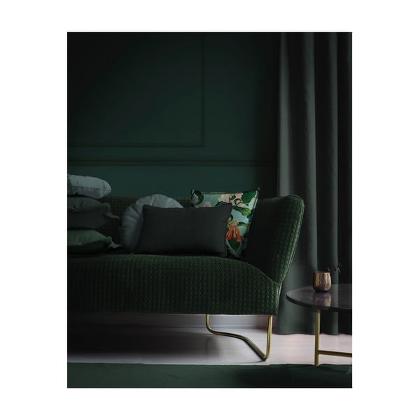 Pernă decorativă rotundă cu husă din catifea Velvet Atelier Turquoise, ⌀ 35 cm-image-2