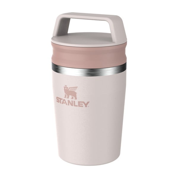 Cană termos roz-deschis din oțel inoxidabil 230 ml Café-To-Go Travel Mug Rose Quartz – Stanley-image-2