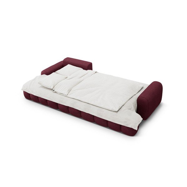 Colțar burgundy extensibil/cu spațiu de depozitare (cu colț pe partea stângă/cu șezlong) Linz – Cosmopolitan Design-image-4