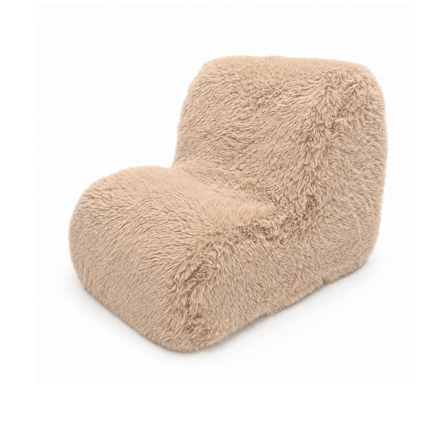 Fotoliu de copii în culoare naturală deschisă Mammoth – Meowbaby