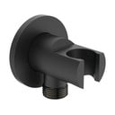 Suport pentru capul de duș negru mat din metal Silk Black – Ideal Standard