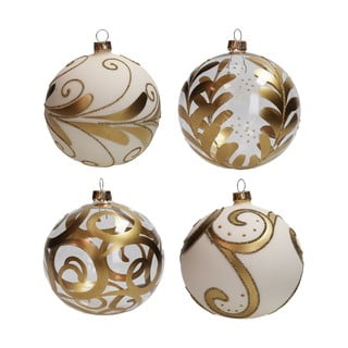 Ornamente de Crăciun din sticlă în set de 4 Sfera - Brandani