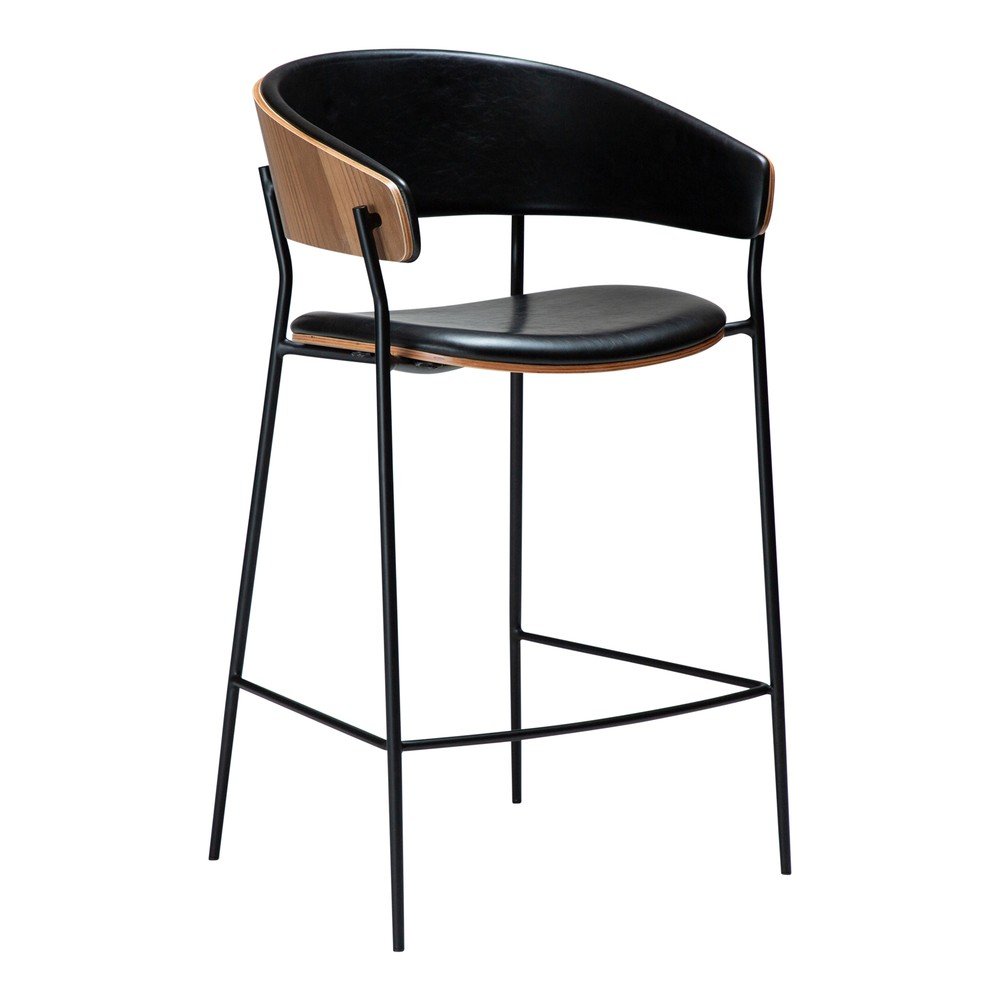 Scaun de bar negru (înălțime șezut 63,5 cm) Crib – DAN-FORM Denmark
