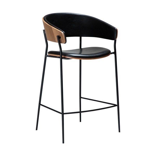 Scaun de bar negru (înălțime șezut 63,5 cm) Crib – DAN-FORM Denmark