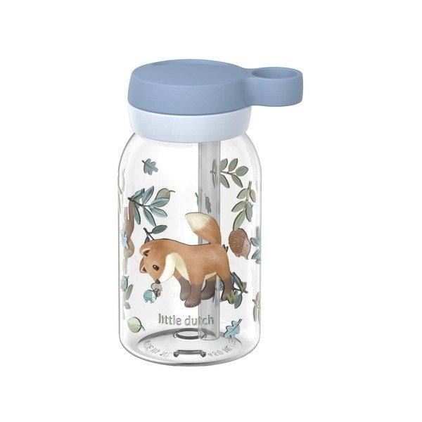 Sticlă pentru copii albastru-deschis din plastic 450 ml Forest Friends – Mepal