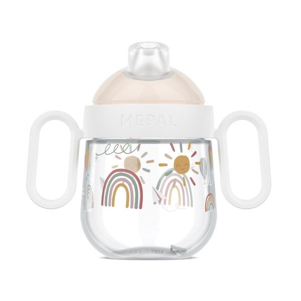 Cană pentru copii bej din plastic 200 ml Sunshine & Rainbow – Mepal-image-3