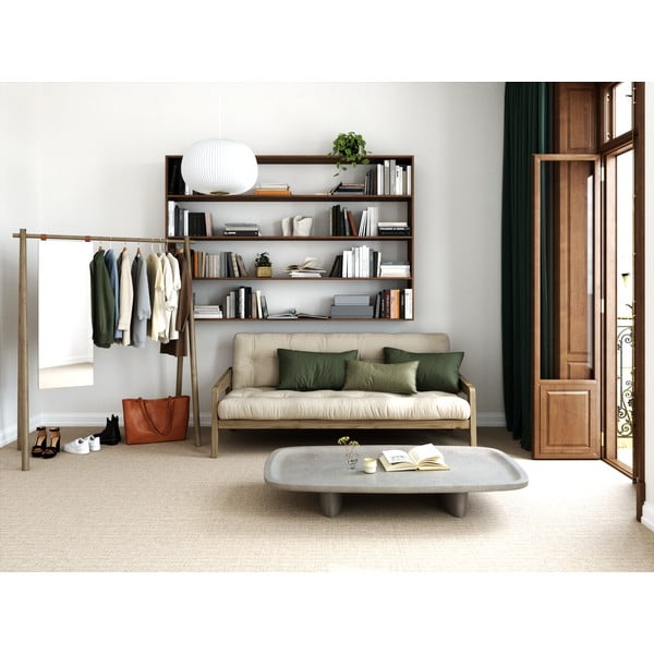 Canapea turcoaz extensibilă 204 cm Grab - Karup Design-image-1