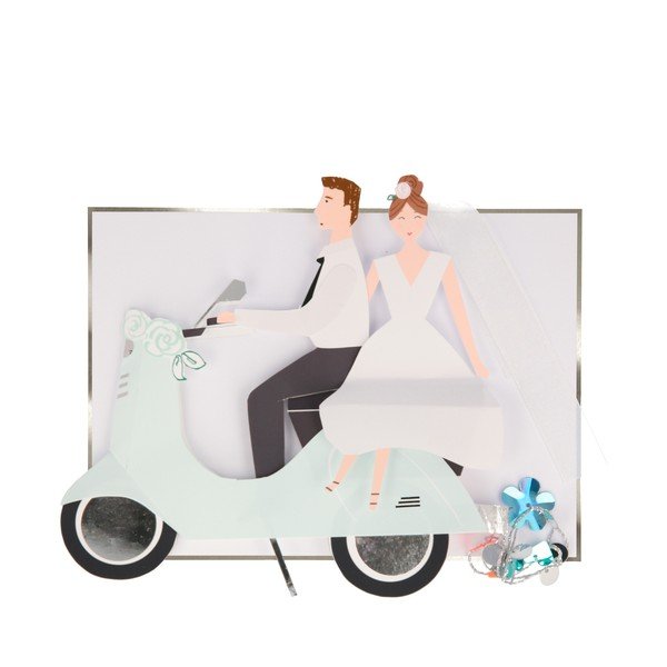 Felicitare Scooter Couple – Meri Meri-image-1