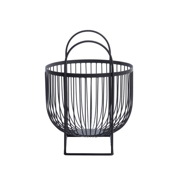 Coș de depozitare din sârmă negru Marjet – Light & Living-image-2