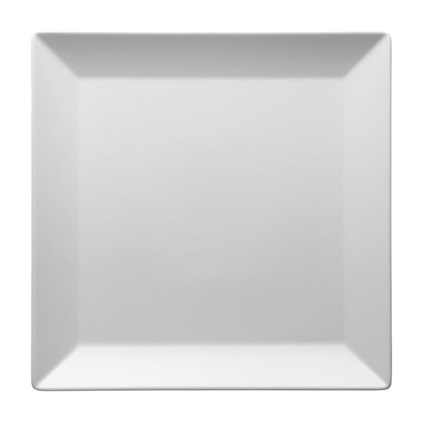 Set 6 farfurii Manhattan City Matt, 26 x 26 cm, alb mat