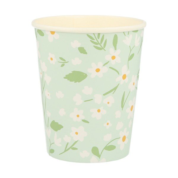 Pahare de unică folosință 12 buc. din hârtie Ditsy – Meri Meri-image-3