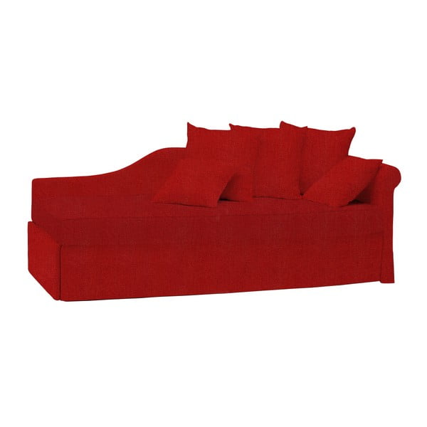 Canapea extensibilă cu 3 locuri 13Casa Roma Imperatore, roșu