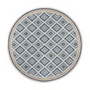 Covor pentru exterior și interior galben/albastru rotund ø 160 cm Zia Trellis – Flair Rugs