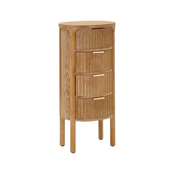 Dulap în culoare naturală din lemn de brad 38x82x33,5 cm Gothenburg – Mauro Ferretti-image-2