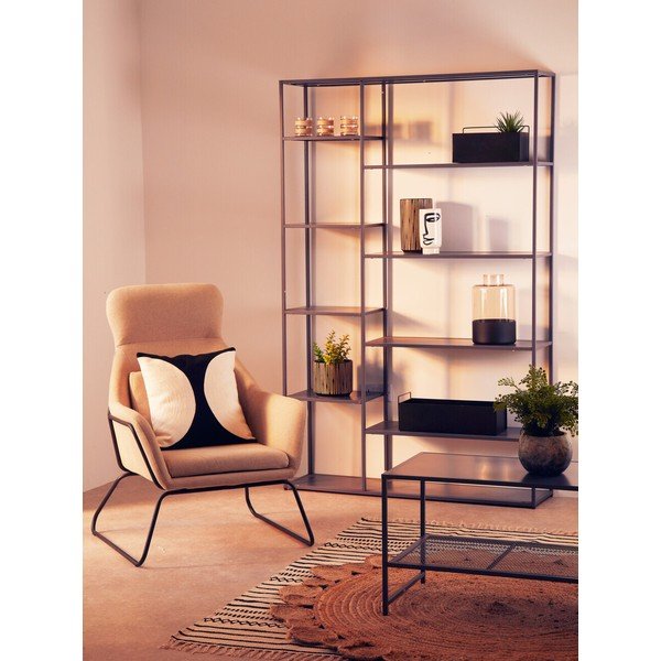 Etajeră gri din oțel 120x188x30 cm Acero – Premier Housewares-image-1