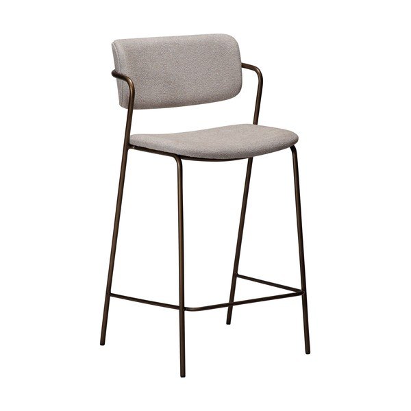 Scaun de bar gri (înălțime șezut 67,5 cm) Zed – DAN-FORM Denmark
