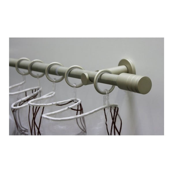 Inele de perdele cu inserție și cârlig în set de 10 Elba - Gardinia-image-1