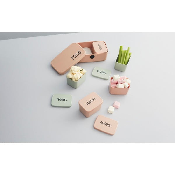Cutie pentru gustare Design Letters Goodies, 8,2 x 6,8 cm, roz-image-1