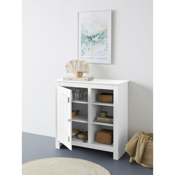 Dulap alb din lemn de pin 90x90 cm Bertram – Støraa-image-4