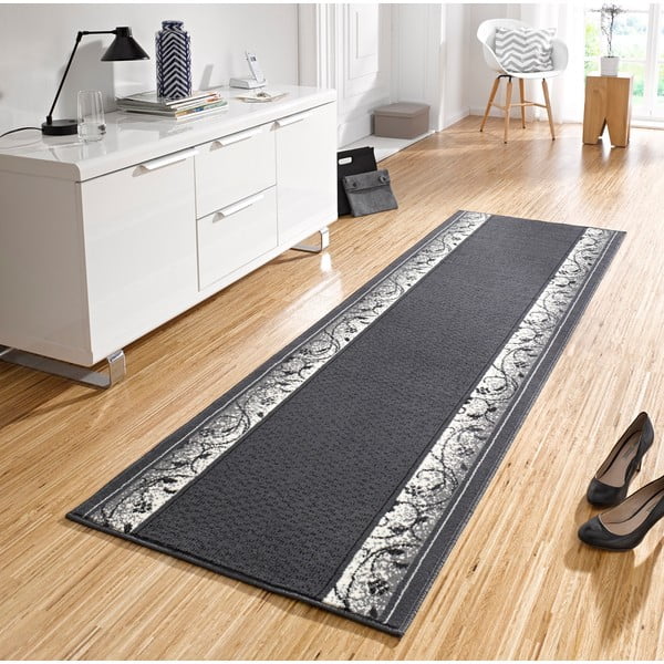 Covor Basic Elegance, 80x450 cm, gri-image-1