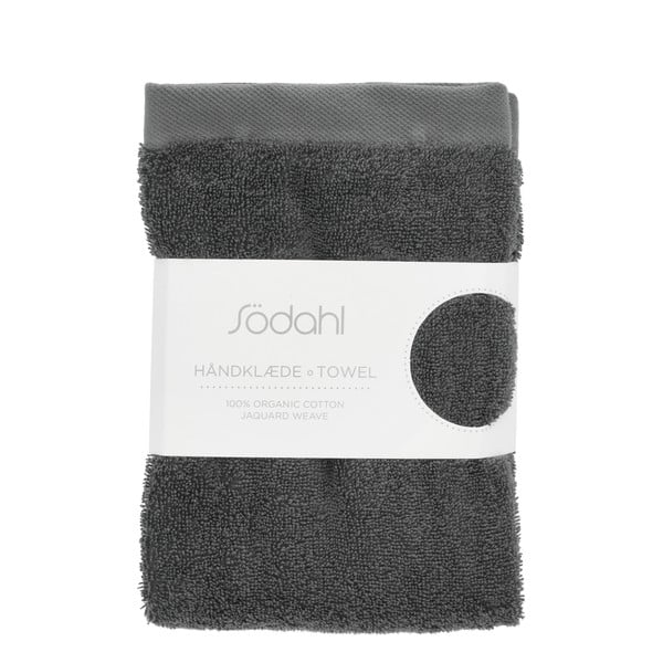 Prosop gri închis din bumbac din frotir 70x140 cm Comfort – Södahl-image-2