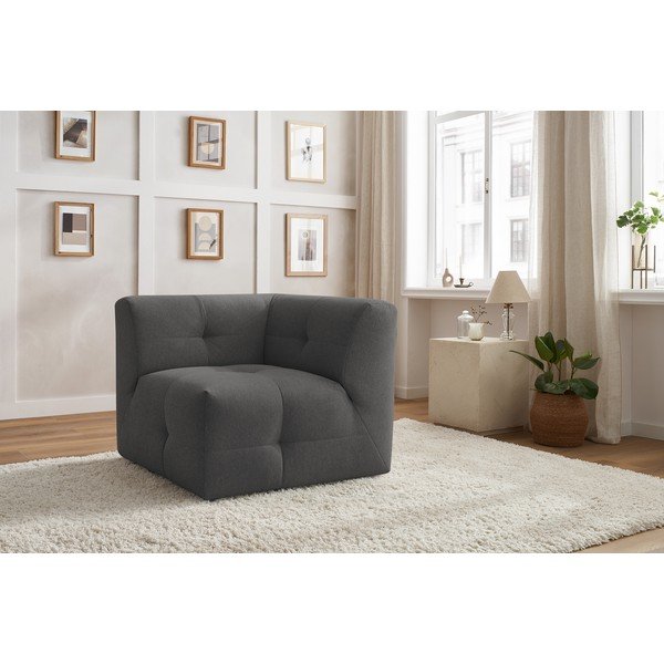 Modul pentru canapea gri închis Kleber - Bobochic Paris-image-4