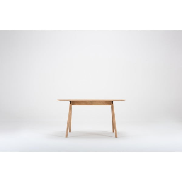 Masă din lemn de stejar Gazzda Ava, 140 x 90 cm-image-3