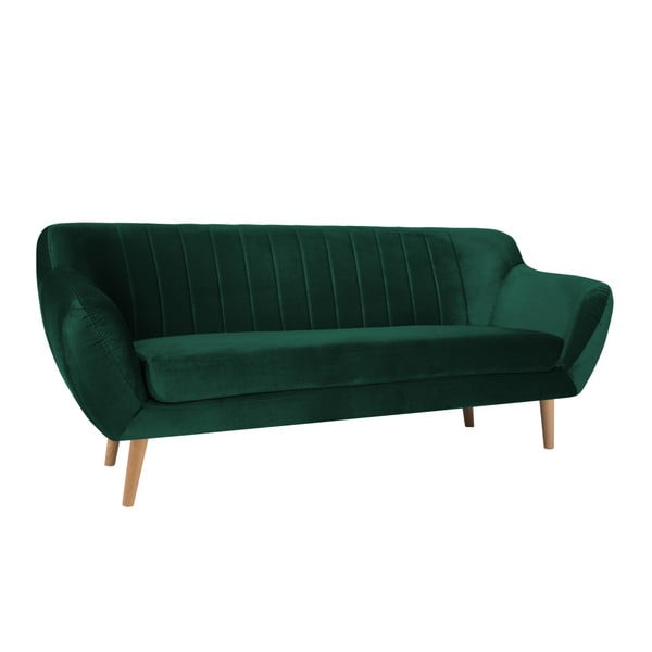 Canapea cu 3 locuri Mazzini Sofas BENITO, verde-image-2