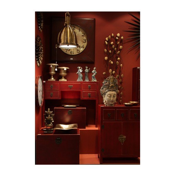 Cufăr roșu 60x42 cm Oriente – Ixia-image-3