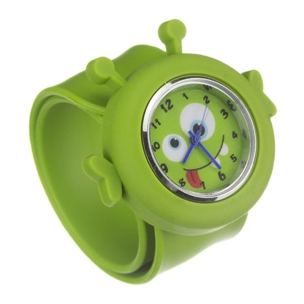 Ceas pentru copii My Doodles Penguin, verde, mărime universală, curea silicon 
