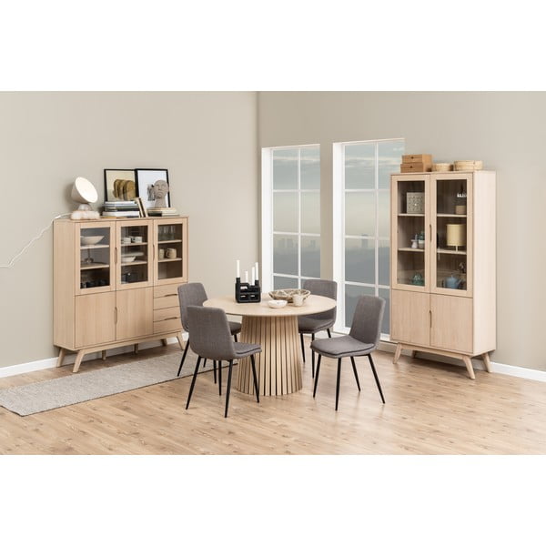 Scaun de dining gri Becca – Actona-image-2