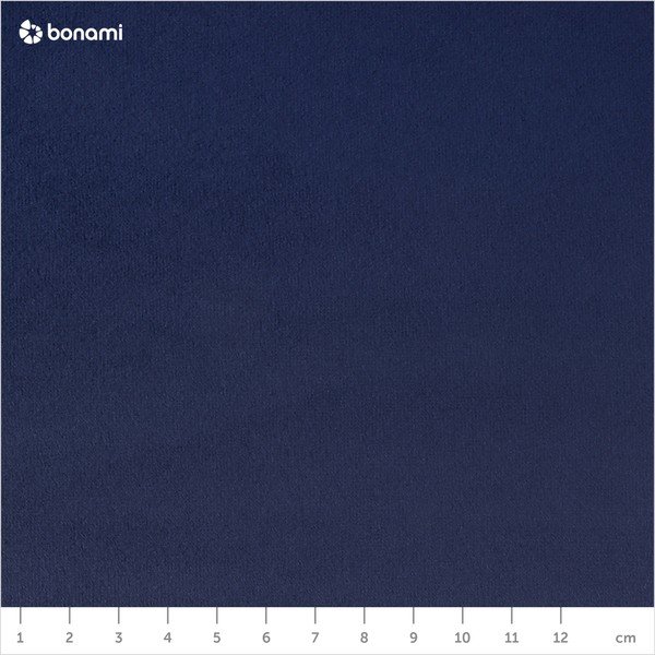 Taburet cu tapițerie din catifea EMKO Bean, albastru închis-image-1