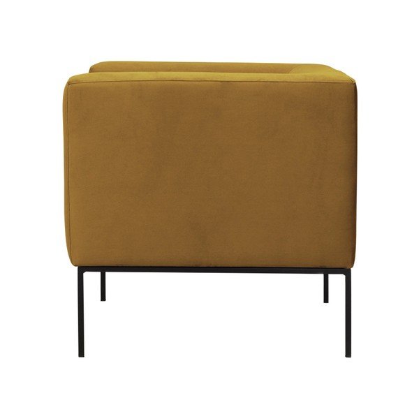 Fotoliu din catifea Windsor & Co Sofas Neptune, galben-image-3