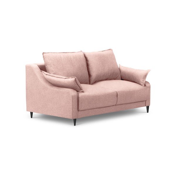Canapea Mazzini Sofas Ancolie, roz deschis, 150 cm-image-2