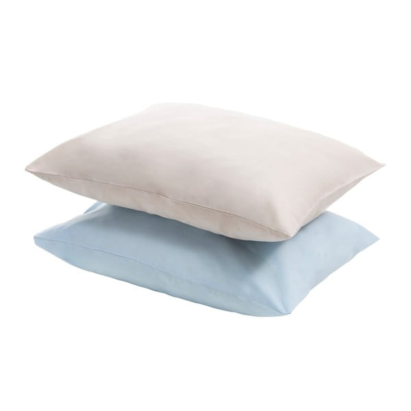Set perne Baby Pillowcase Blue Stone, albastru - alb