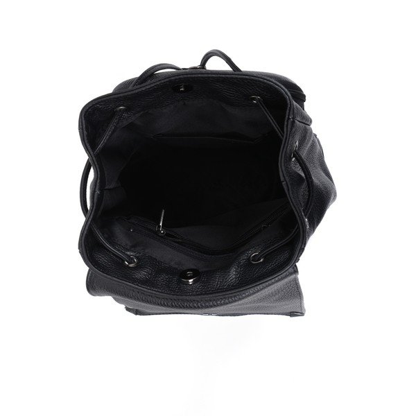 Rucsac din piele Roberta M Aida, negru-image-4