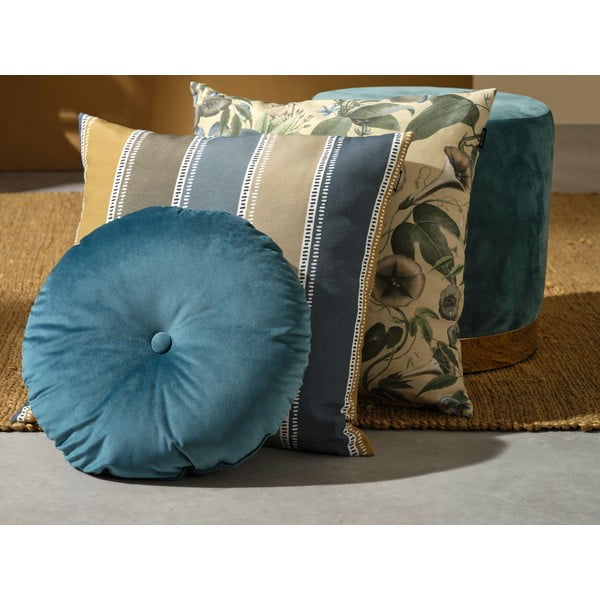 Pernă de exterior Hartman Jolie, ø 40 cm, albastru-image-2