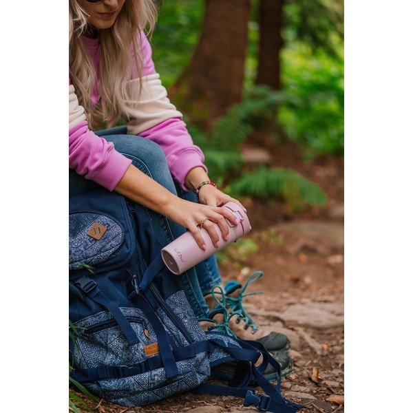 Cană termică Vialli Design Fuori, 400 ml, roz-image-4