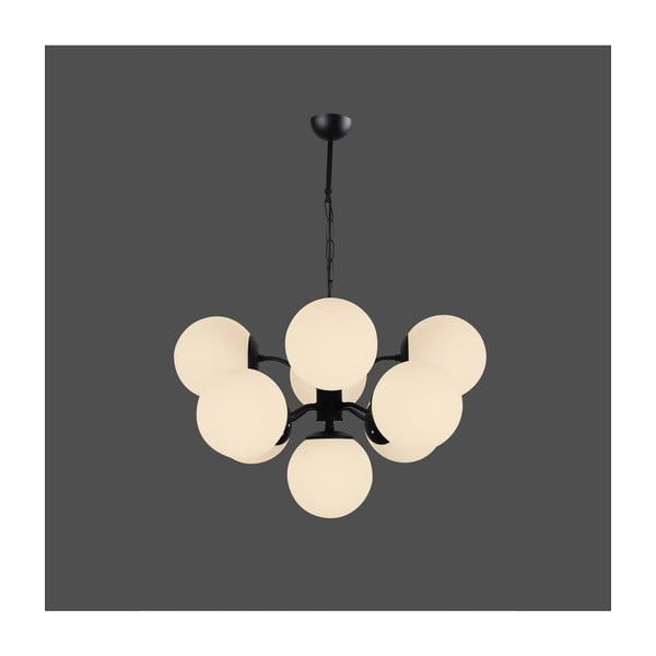 Lustră Squid Lighting Owl, înălțime 80 cm, negru-image-1