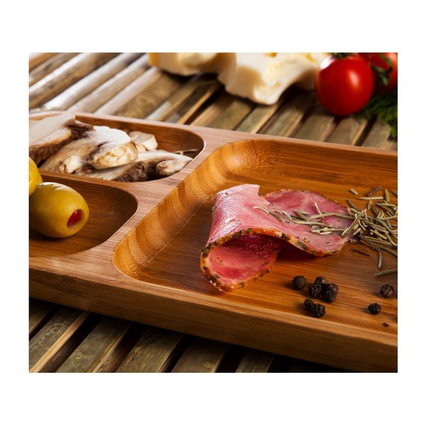 Tavă pentru servit din bambus Bambum Fila, 32 x 14 cm-image-3