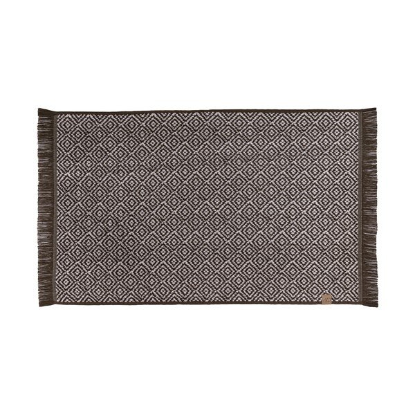 Covoraș de baie maro închis din material textil 50x80 cm Morocco – Mette Ditmer Denmark