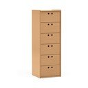 Dulap în culoare naturală 40x118x40 cm Wally – Teulat