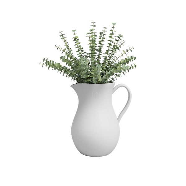 Vază albă din ceramică lucrată manual (înălțime 30 cm) Harmonia – Artevasi-image-2