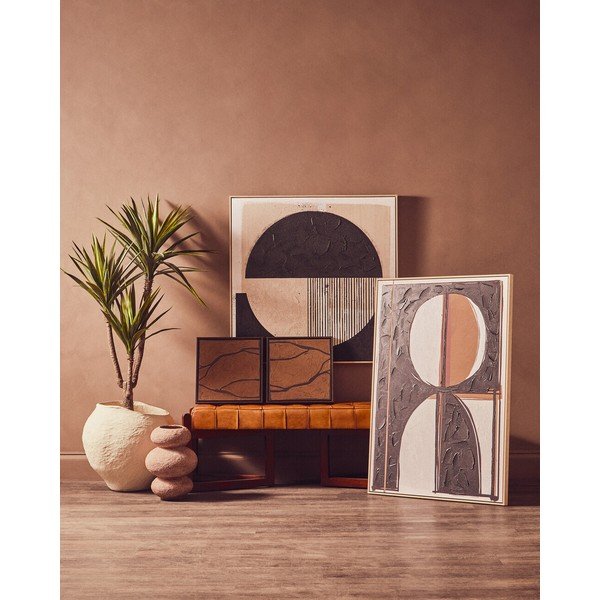 Tablou cu ramă/pe pânză 103x103 cm Astratto – Premier Housewares-image-3