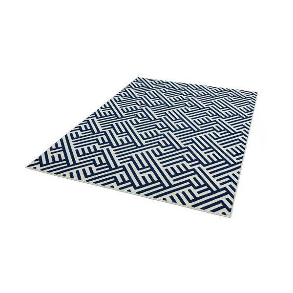Covor Asiatic Carpets Antibes, 80 x 150 cm, albastru-alb-image-2
