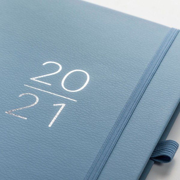 Jurnal din august 2020 până în august 2021 Busy B Perfect, albastru deschis-image-1