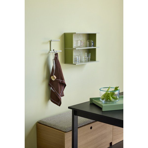 Cârlig taupe de montat pe perete din metal Flip – Hübsch-image-1